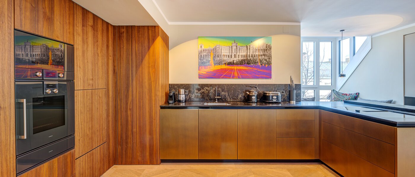 dúplex con galería München Altstadt 01 cocina 13841