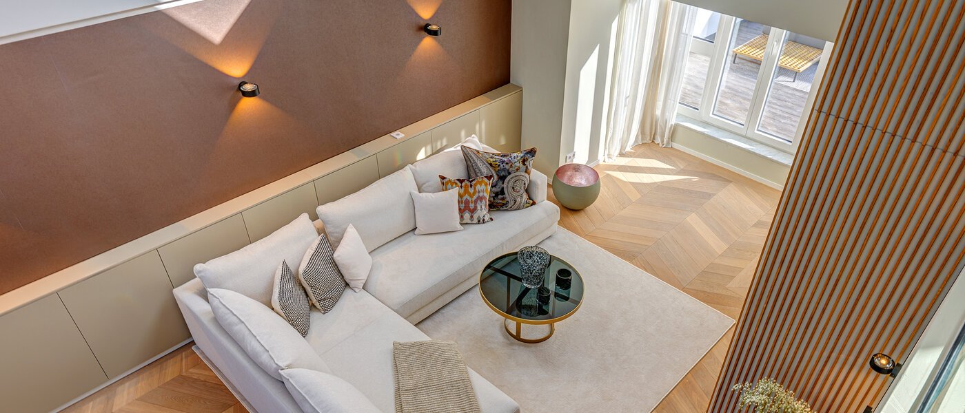 dúplex con galería München Altstadt 02 zona de día  13841