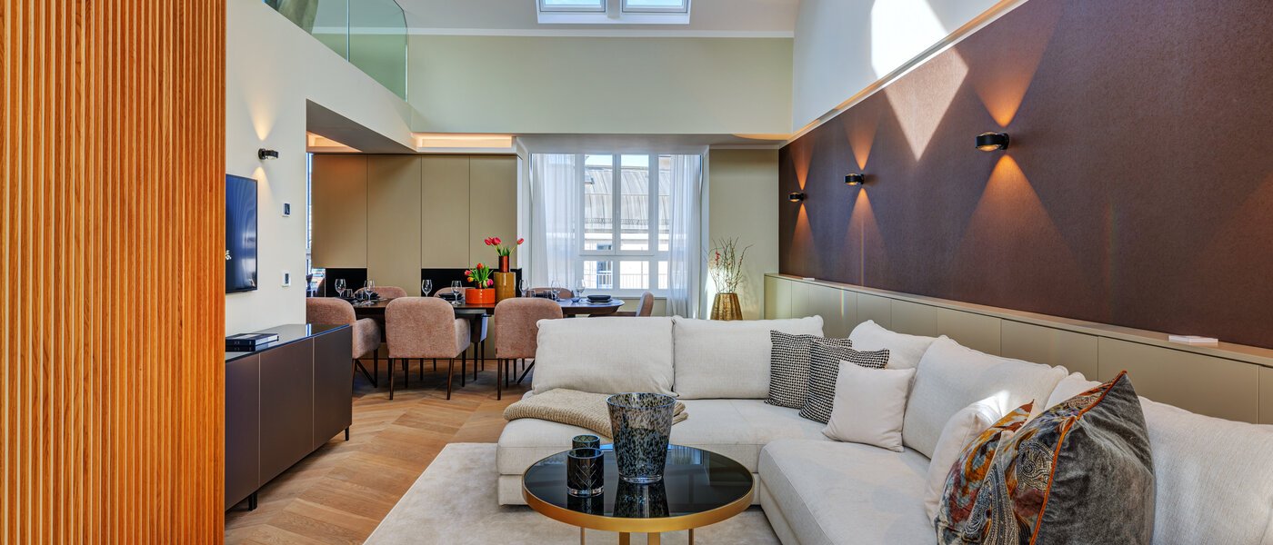 dúplex con galería München Altstadt 05 zona de día  13841