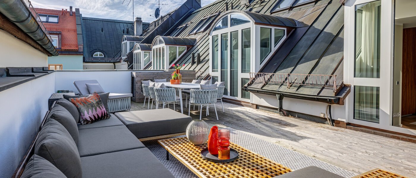 dúplex con galería München Altstadt 02 azotea 13841