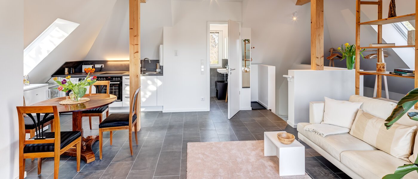 ático München Waldtrudering 03 zona de día  13853