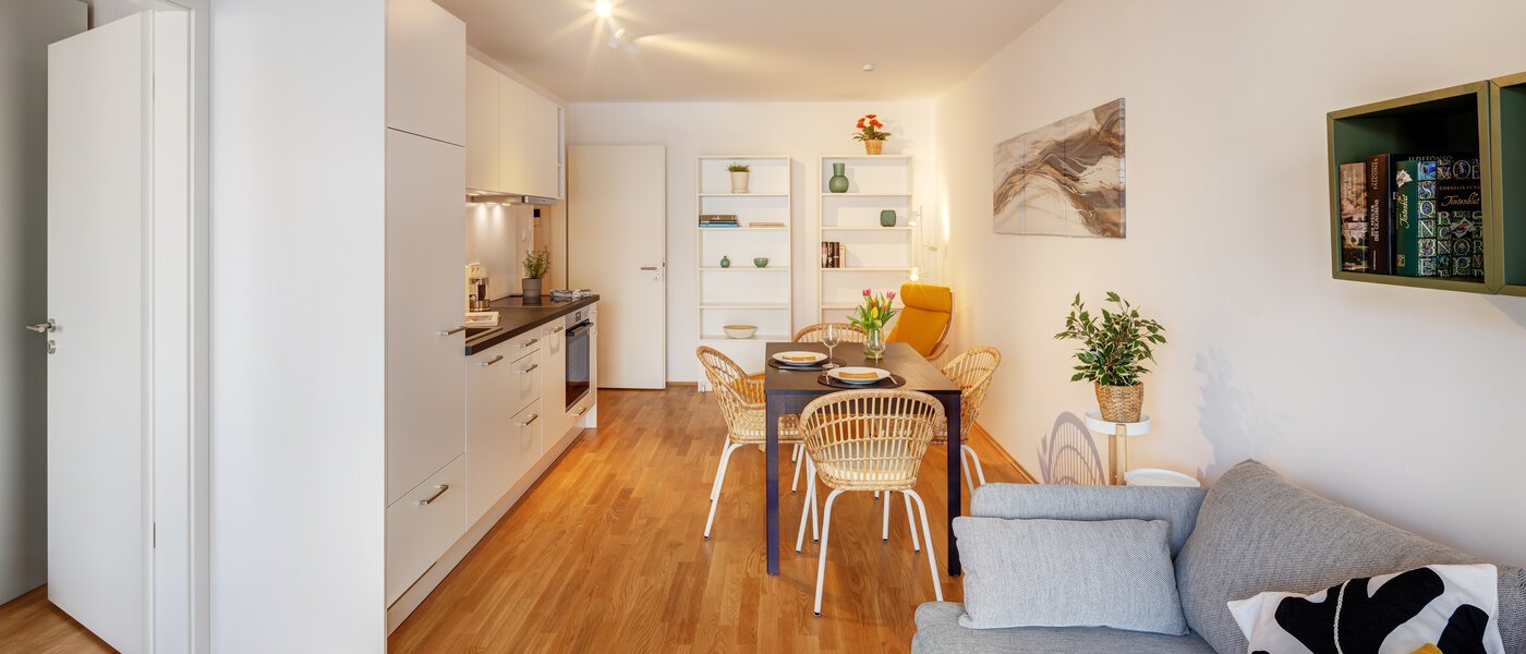 apartamento München Neuhausen 04 zona de día  13855