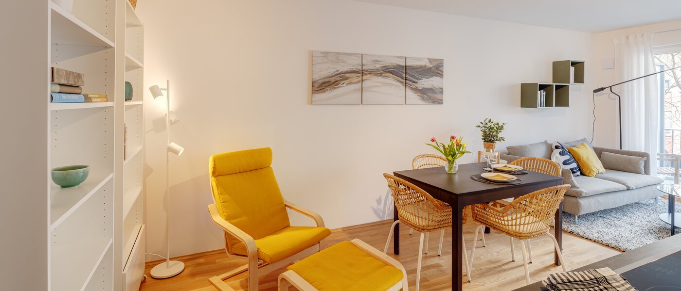 apartamento München Neuhausen 05 zona de día  13855