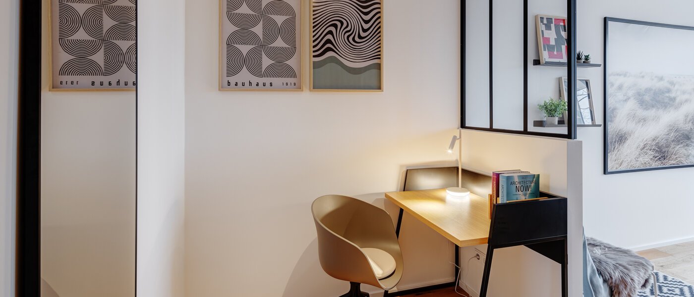 apartamento München Obergiesing 01 lugar de trabajo 13886