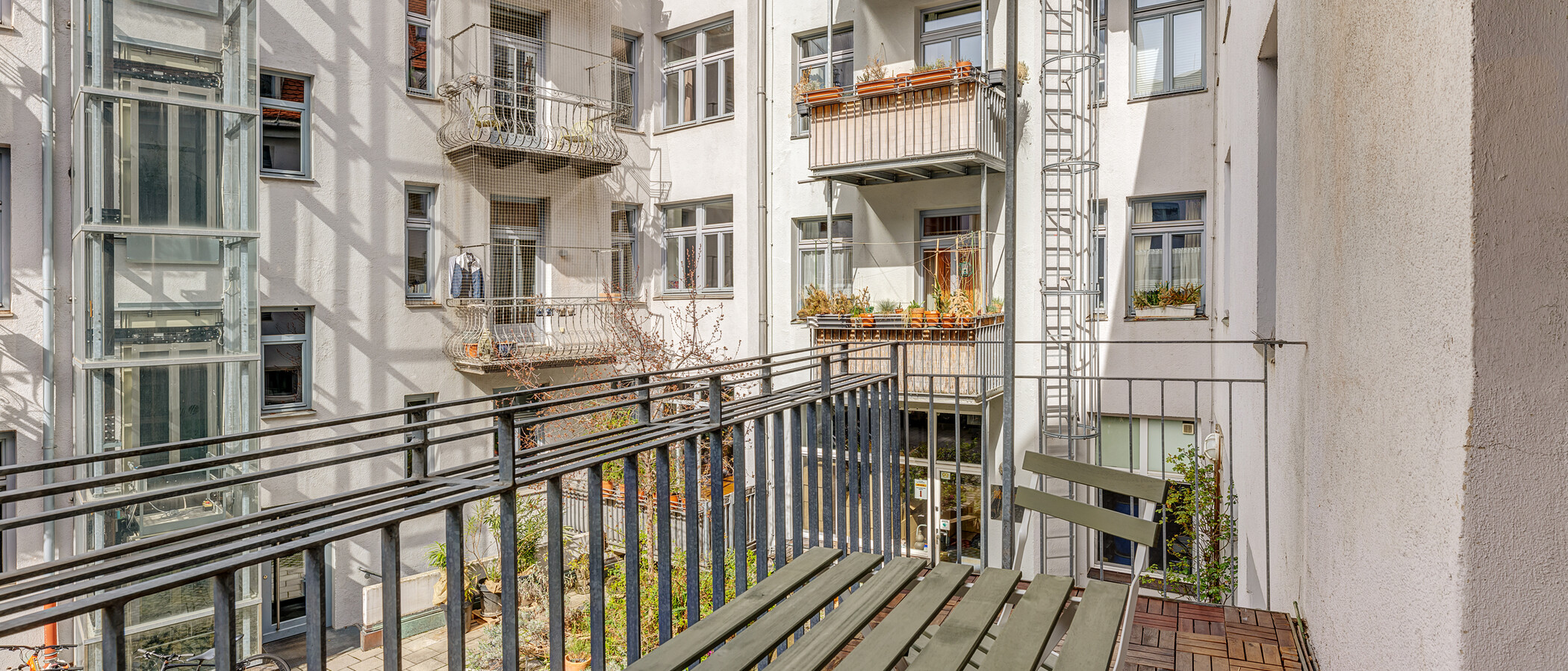 apartamento München Glockenbachviertel 01 balcón 13888