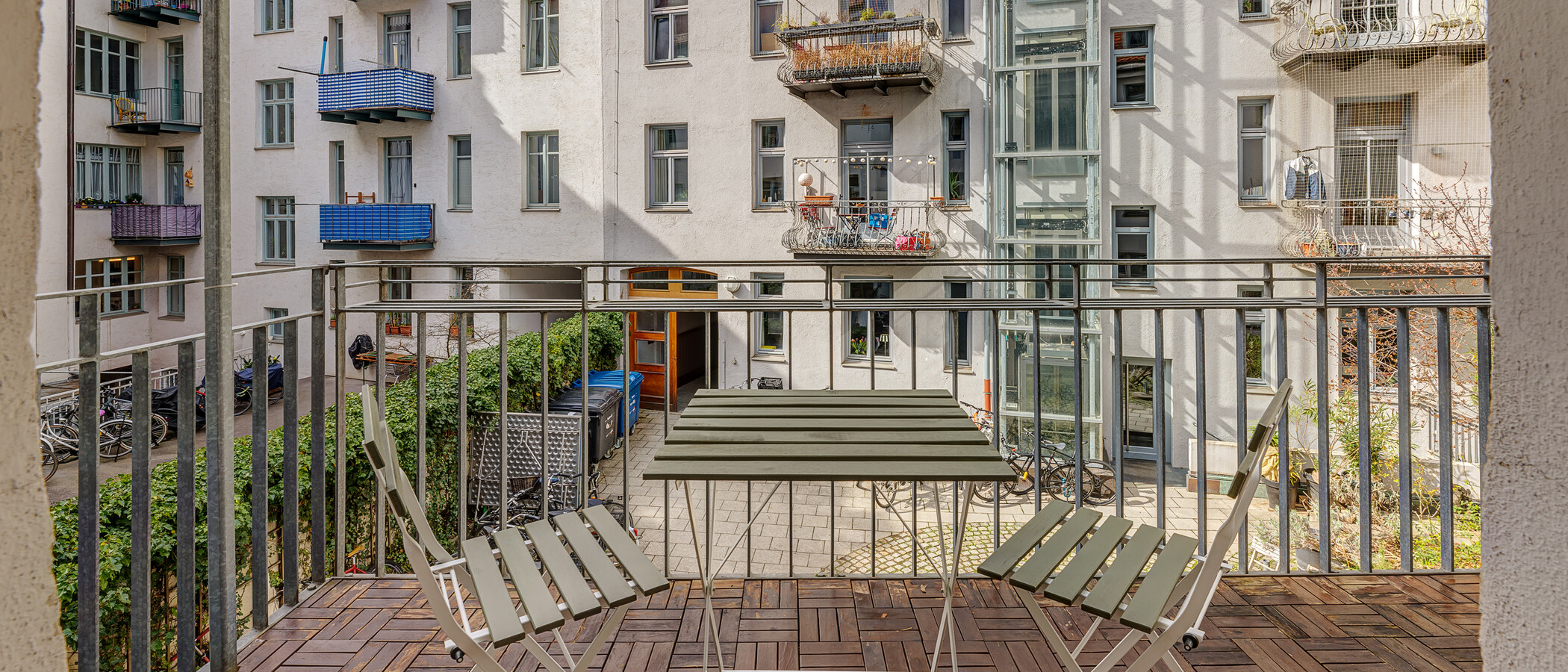 apartamento München Glockenbachviertel 02 balcón 13888