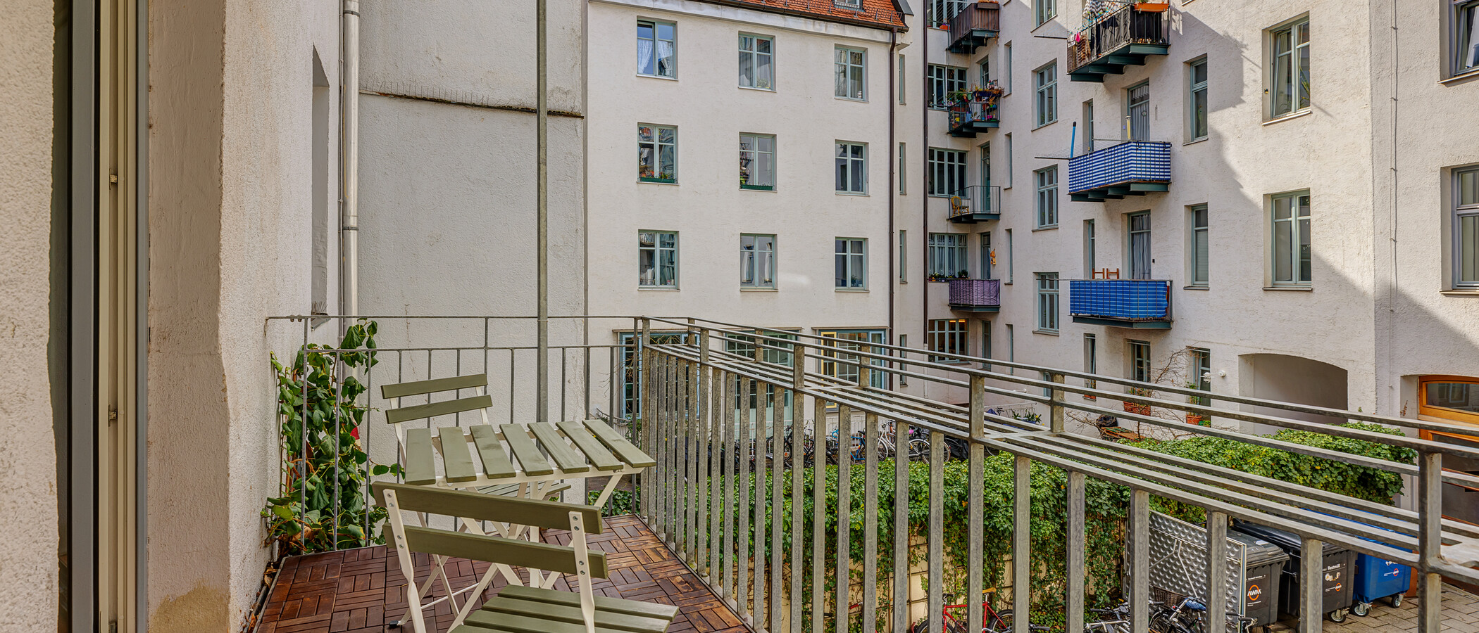 apartamento München Glockenbachviertel 03 balcón 13888
