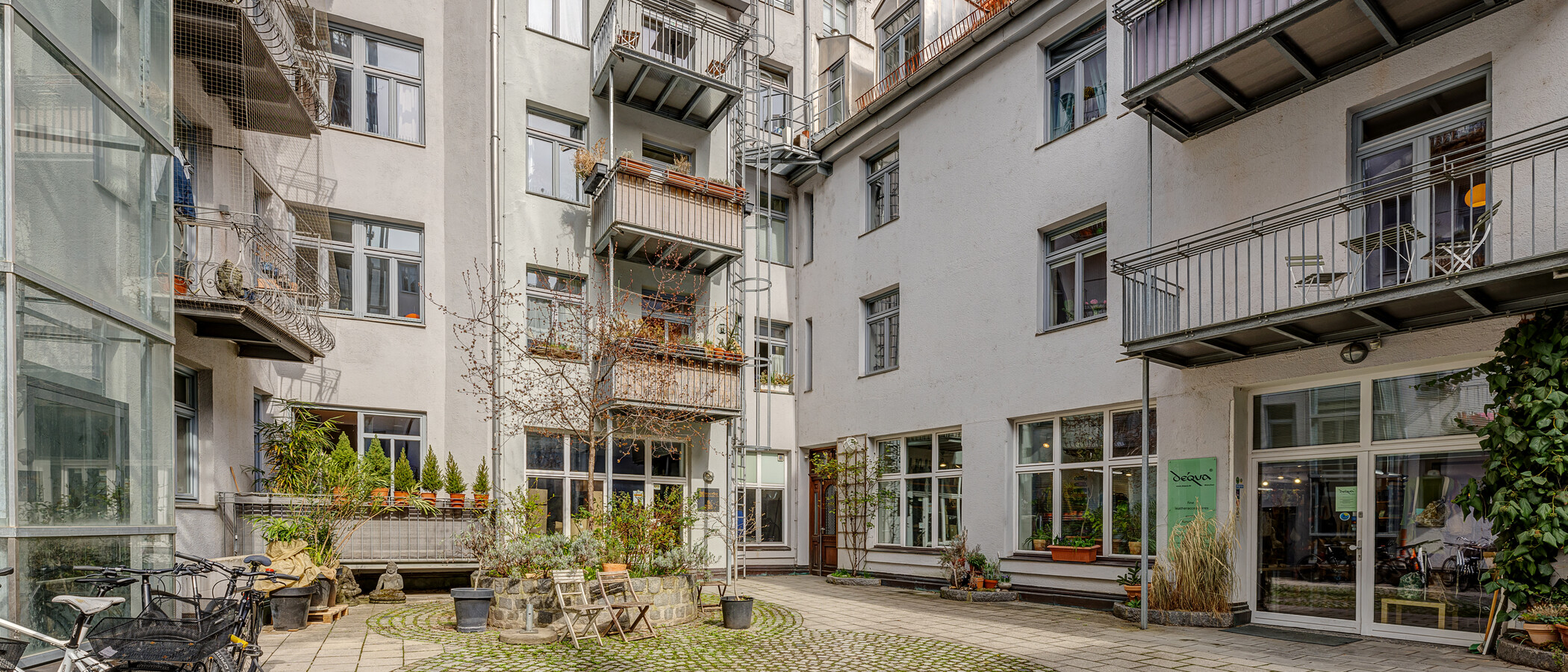 apartamento München Glockenbachviertel 01 patio  13888