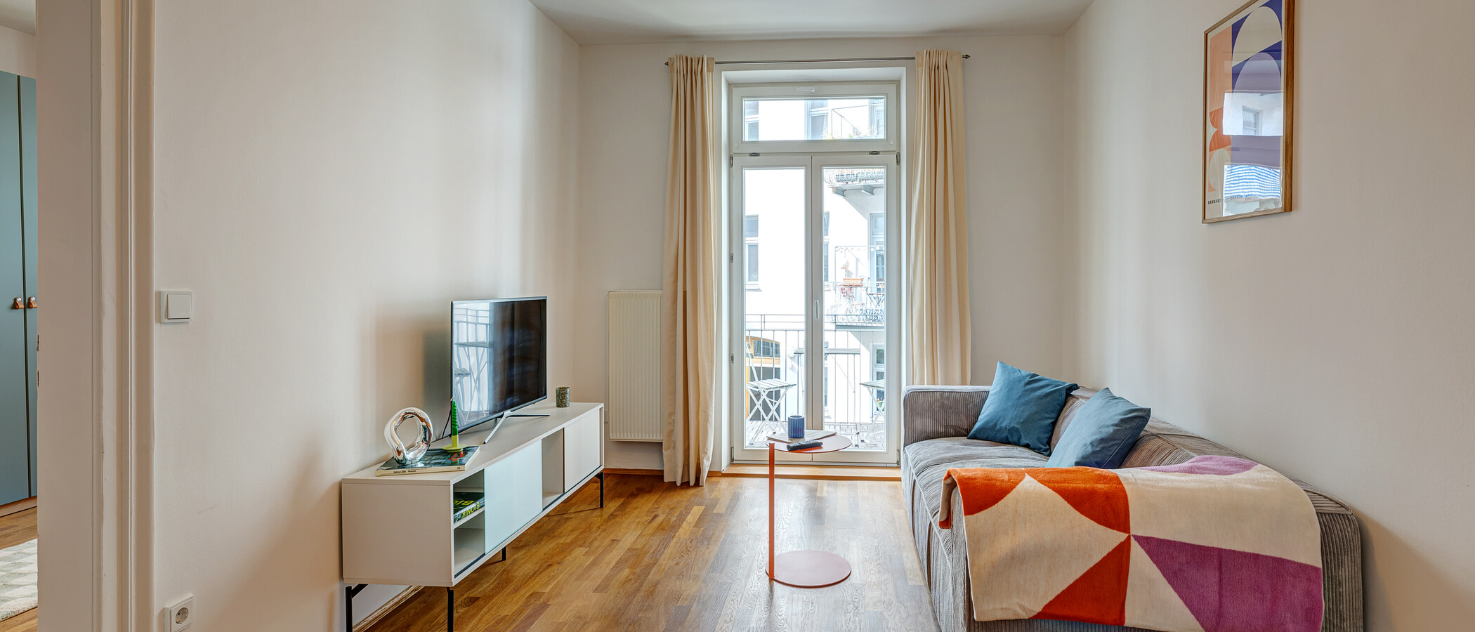 apartamento München Glockenbachviertel 02 zona de día  13888