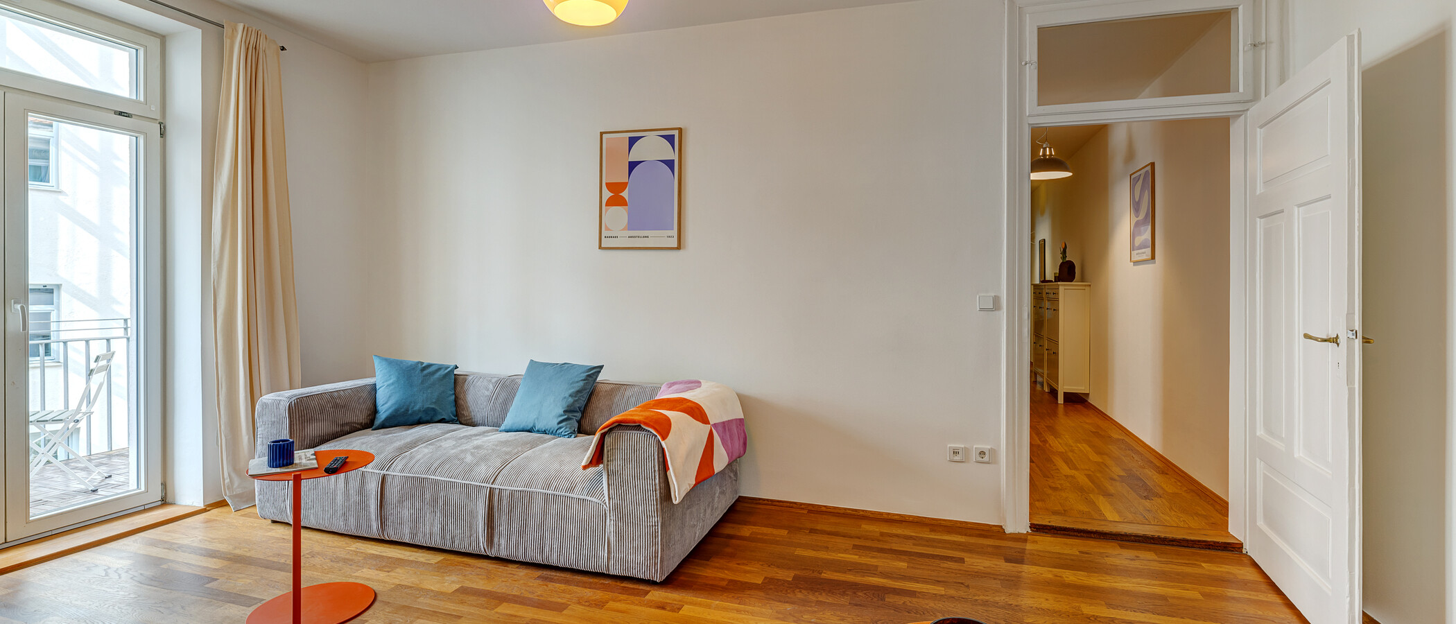 apartamento München Glockenbachviertel 03 zona de día  13888