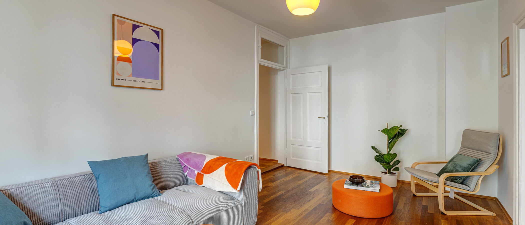apartamento München Glockenbachviertel 04 zona de día  13888