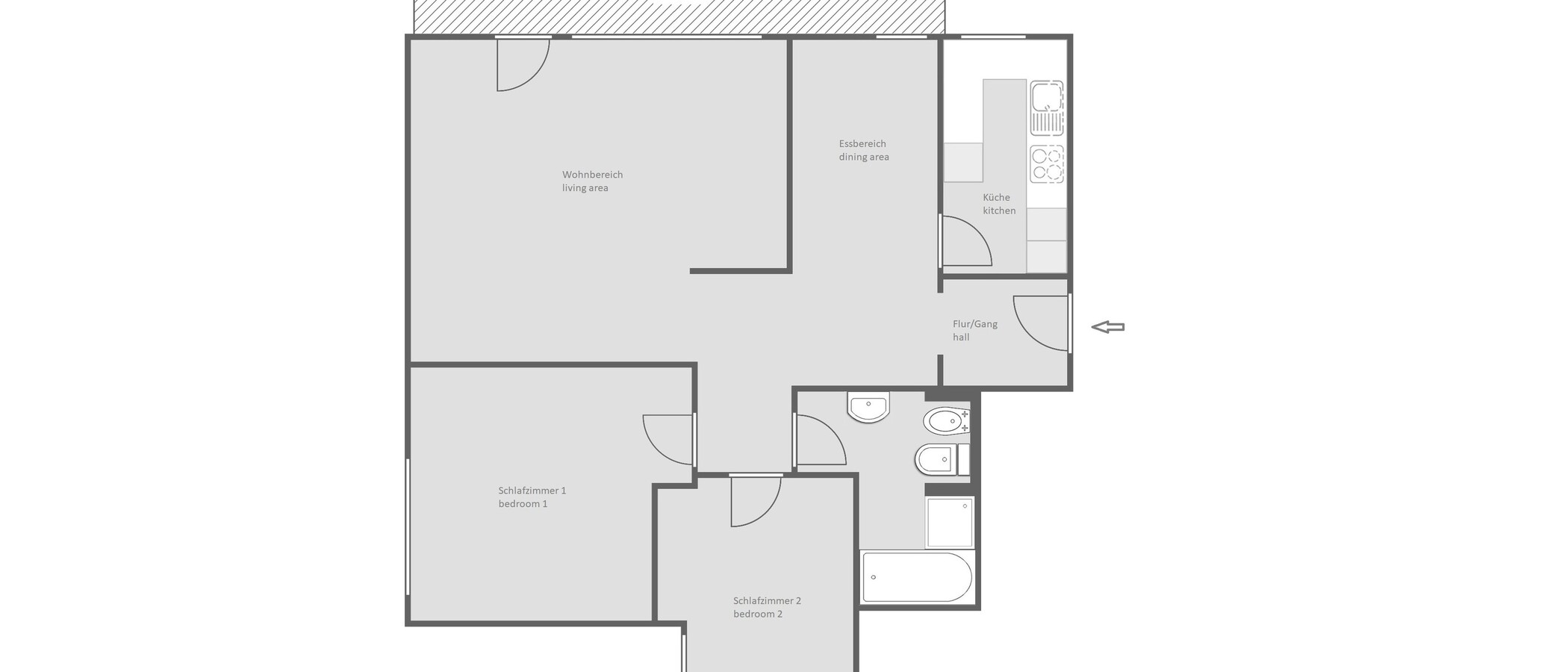 apartamento Gauting 01 plano 13889