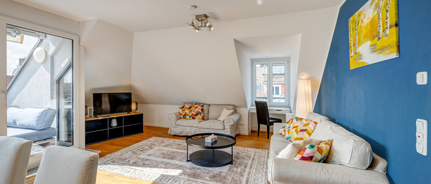 ático München Ludwigsvorstadt 05 zona de día  13896