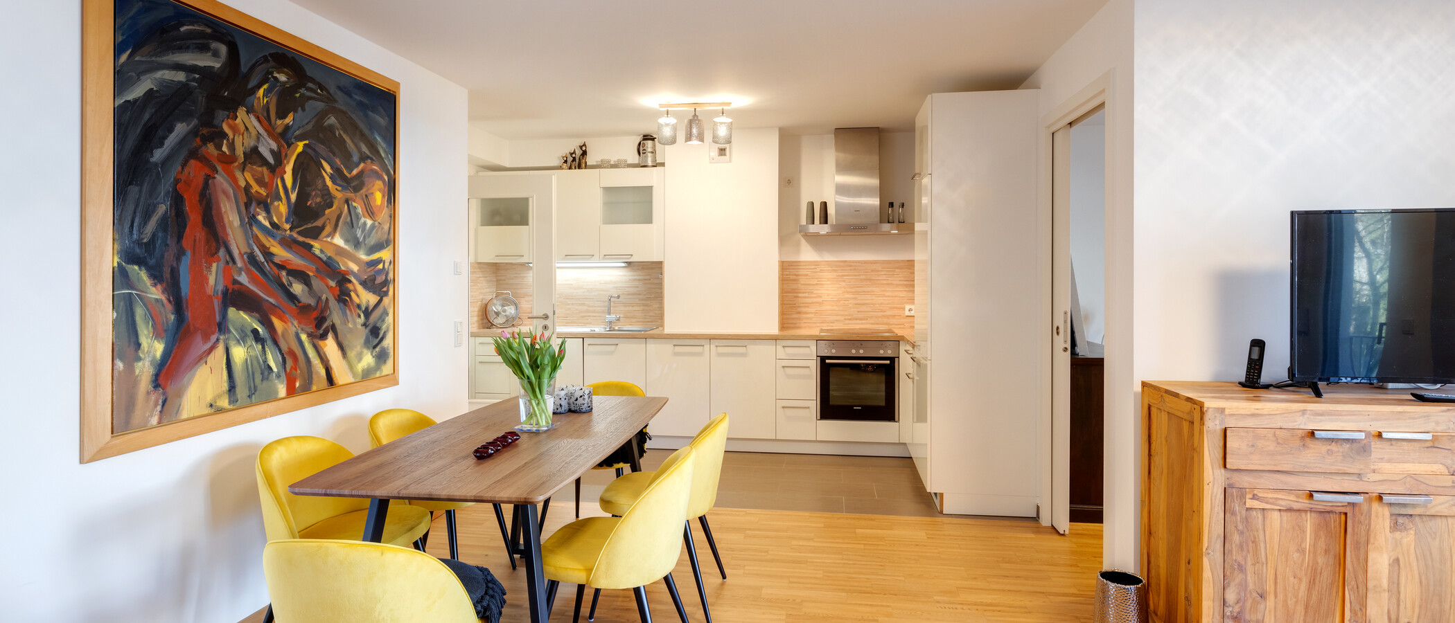 apartamento München Solln 04 zona de día  13902
