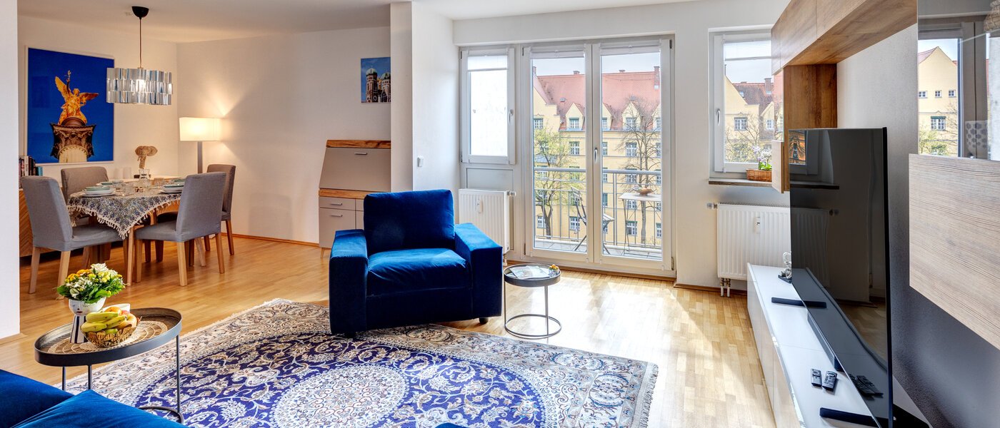 apartamento München Ramersdorf 02 zona de día  13903