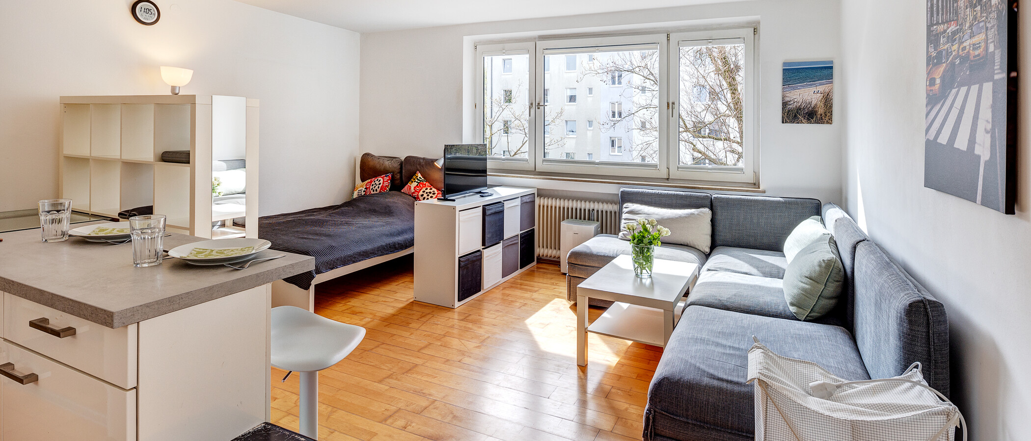 apartamento München Schwabing-West 01 zona de día  13917