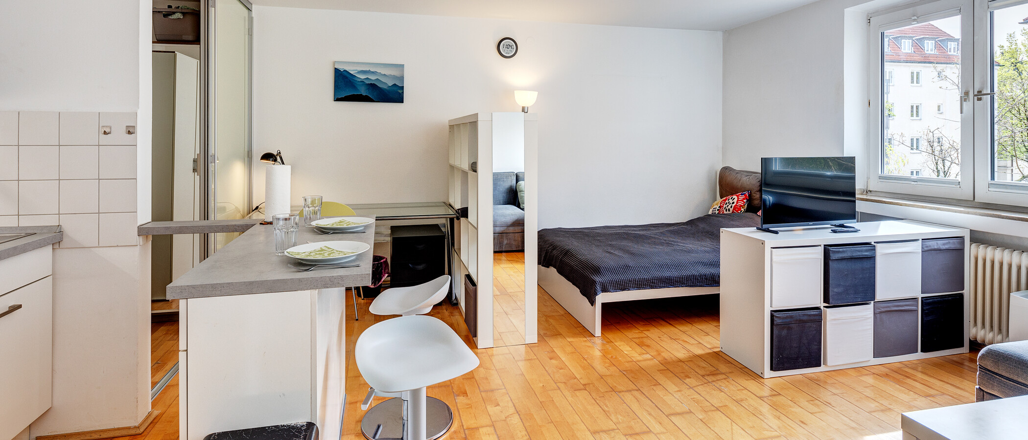 apartamento München Schwabing-West 04 zona de día  13917