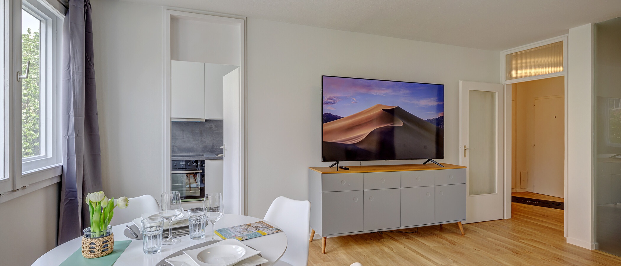 apartamento München Haidhausen 03 zona de día  13929