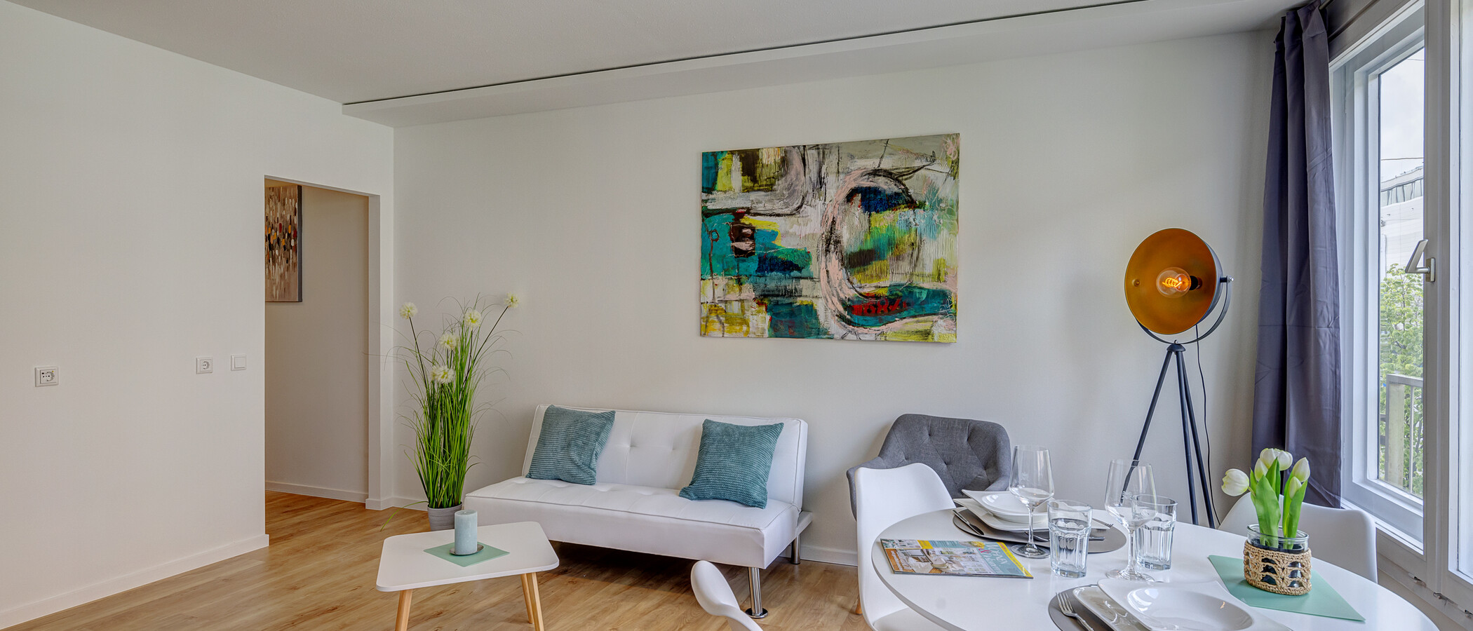 apartamento München Haidhausen 04 zona de día  13929