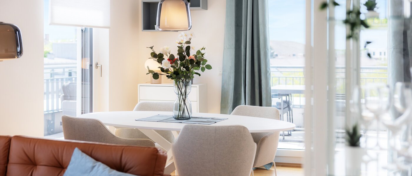 ático con terraza München Neuhausen 03 zona de día  13934