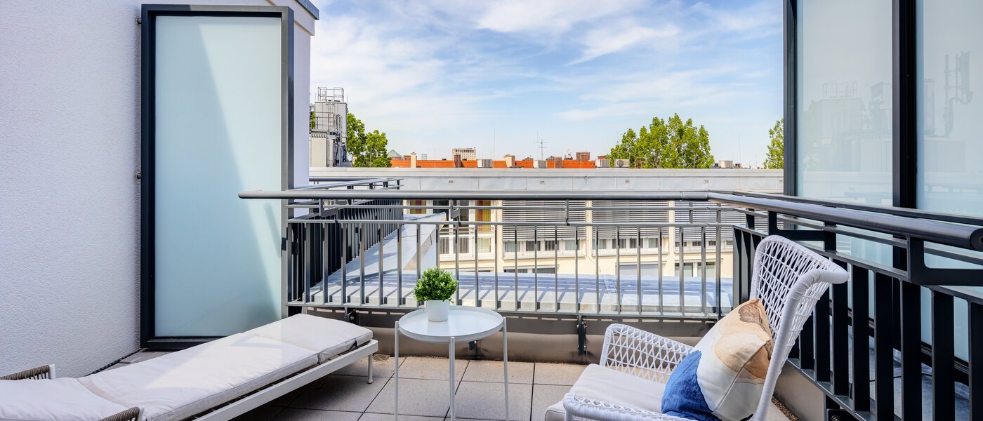 ático con terraza München Neuhausen 01 2. azotea 13934