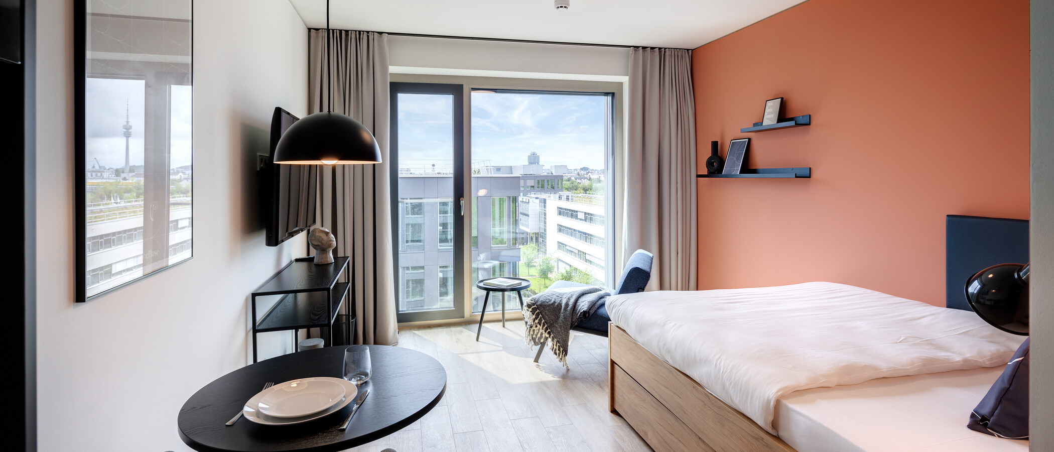 apartamento München Milbertshofen 01 zona de día  13963