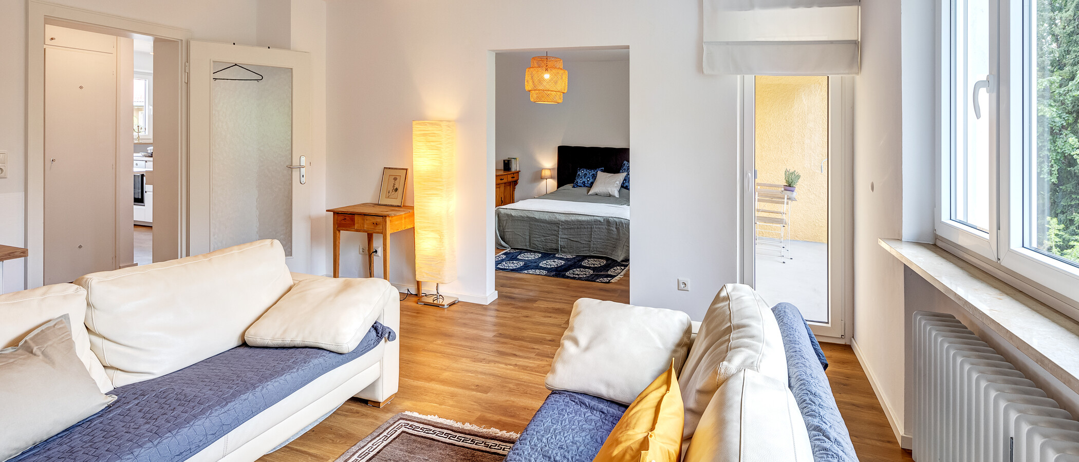apartamento München Untergiesing 04 sala de estar 13974