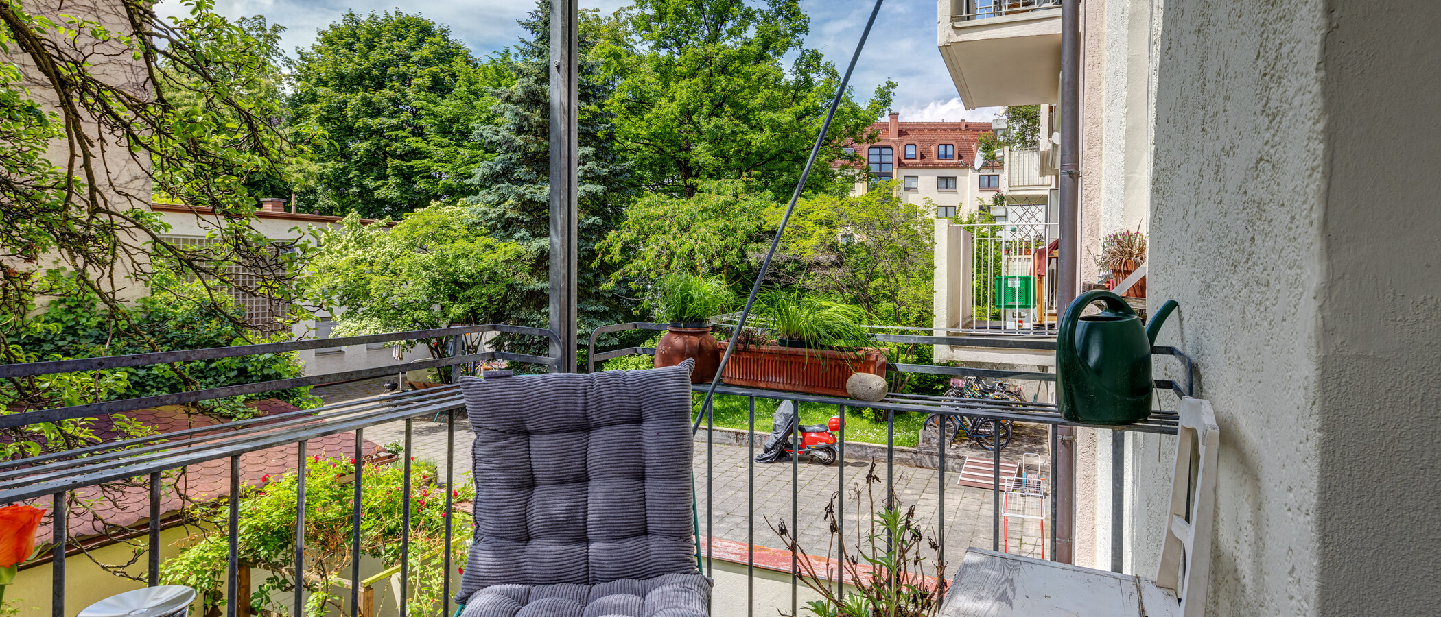 apartamento München Untergiesing 02 balcón 13977