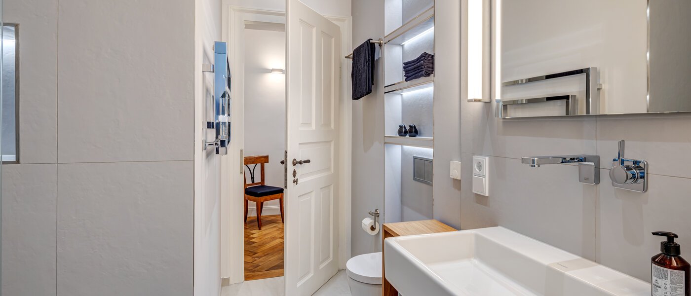 apartamento München Lehel 01 baño 13986