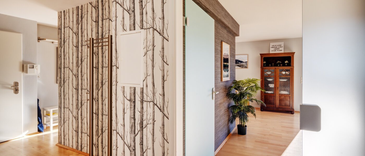 ático con terraza München Neuhausen 03 pasillo 13988