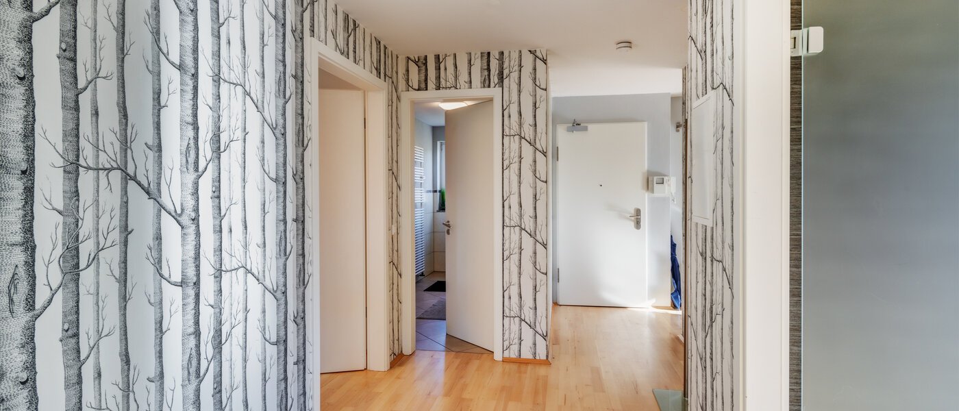 ático con terraza München Neuhausen 04 pasillo 13988