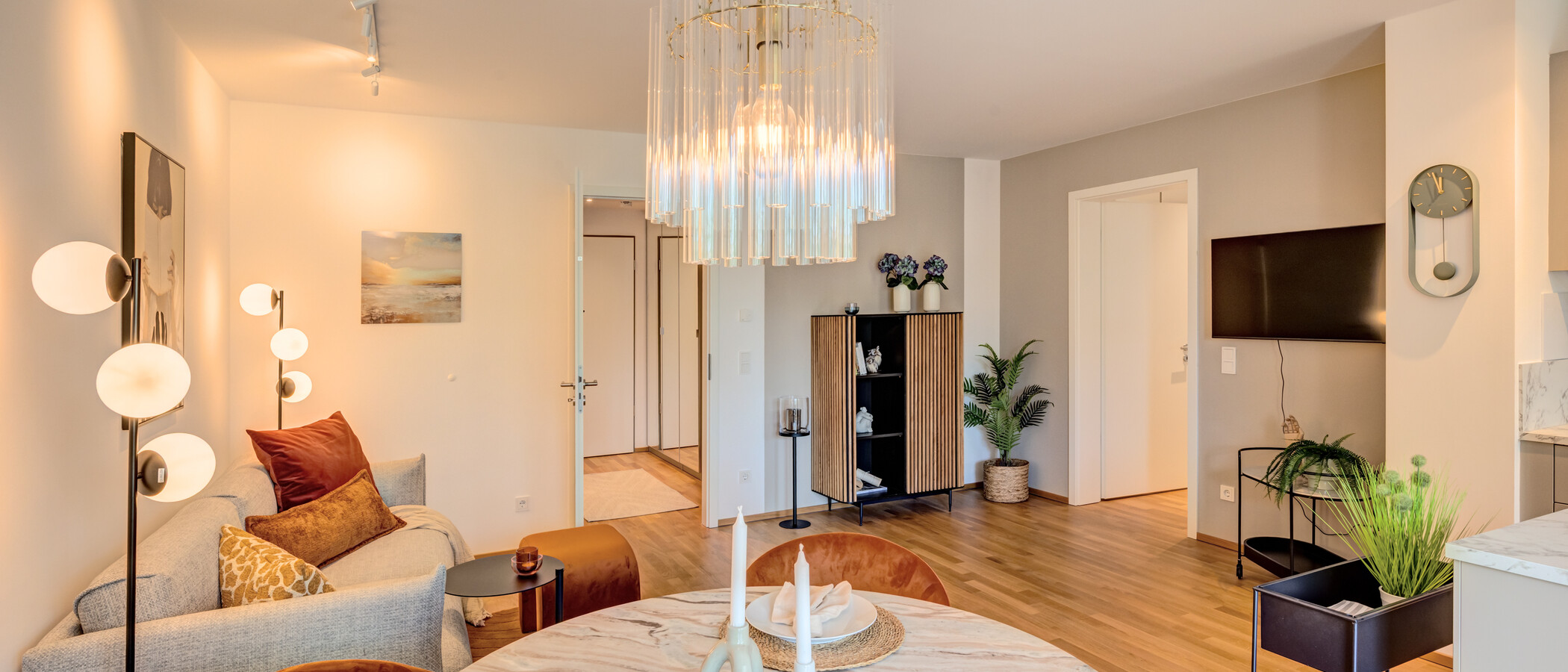 apartamento München Neuhausen 03 zona de día  13994
