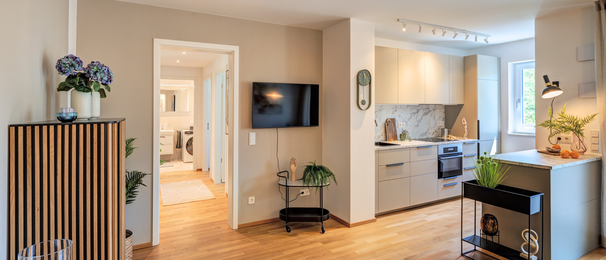 apartamento München Neuhausen 04 zona de día  13994