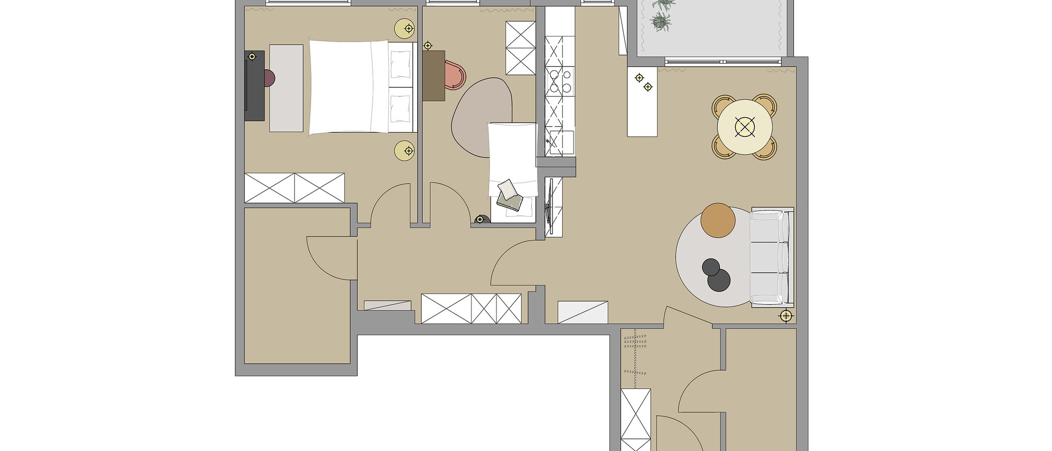 apartamento München Neuhausen 01 plano 13994