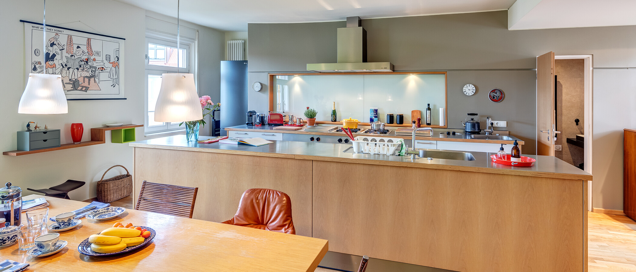 dúplex con galería München Glockenbachviertel 02 cocina 13995