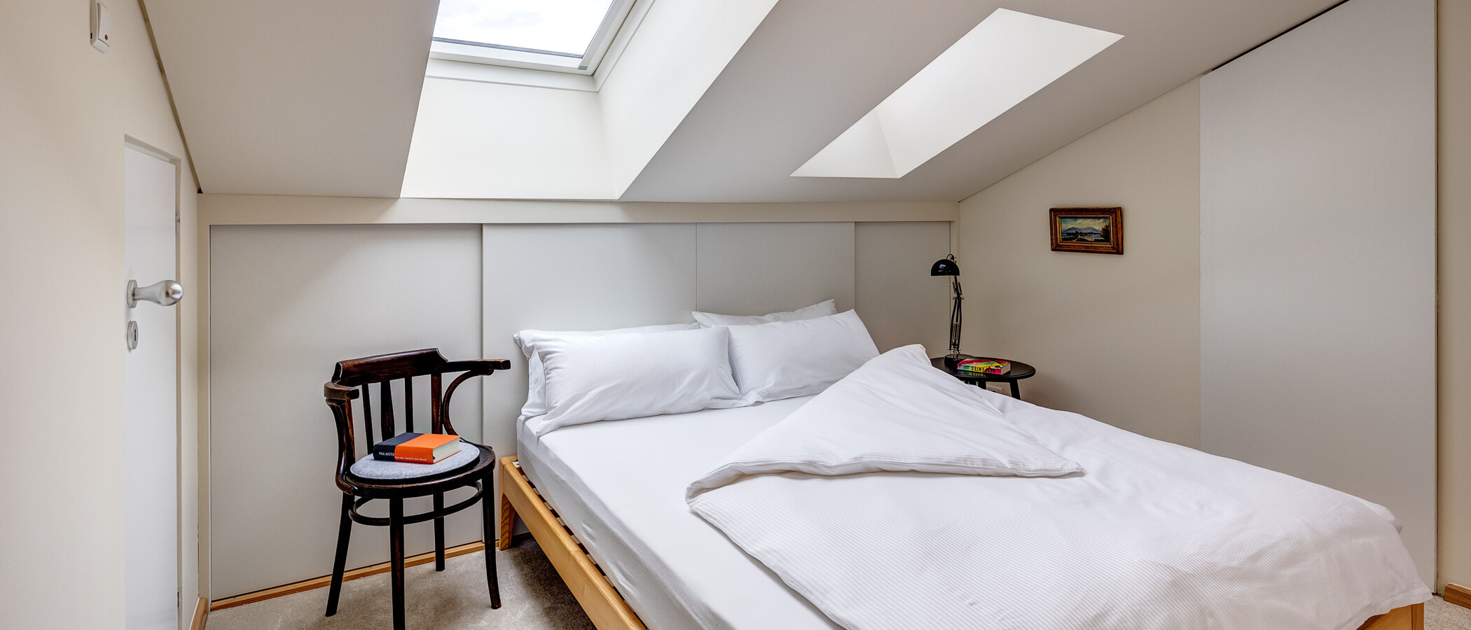 dúplex con galería München Glockenbachviertel 01 zona de dormir 13995