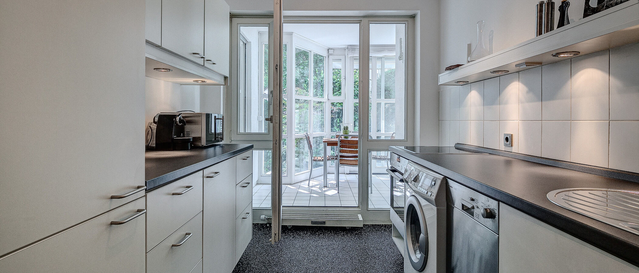 piso con jardín München Herzogpark 01 cocina 1401