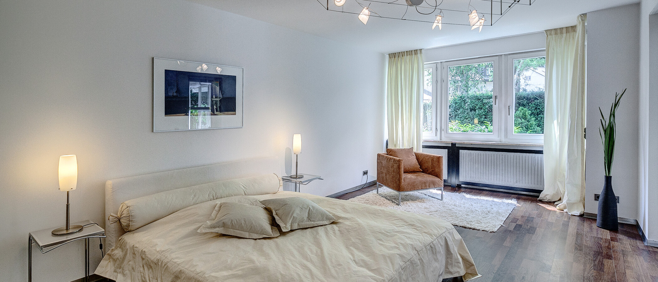 piso con jardín München Herzogpark 01 dormitorio 1401