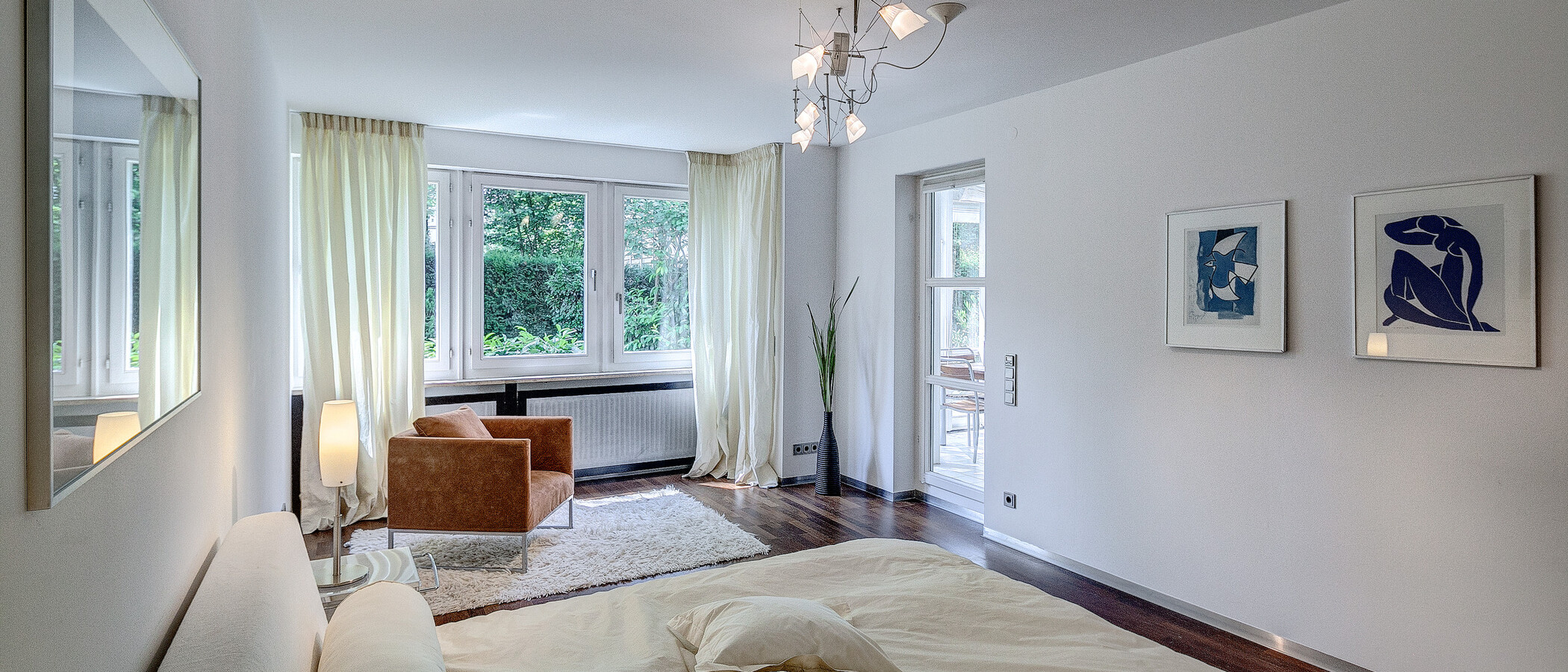 piso con jardín München Herzogpark 02 dormitorio 1401