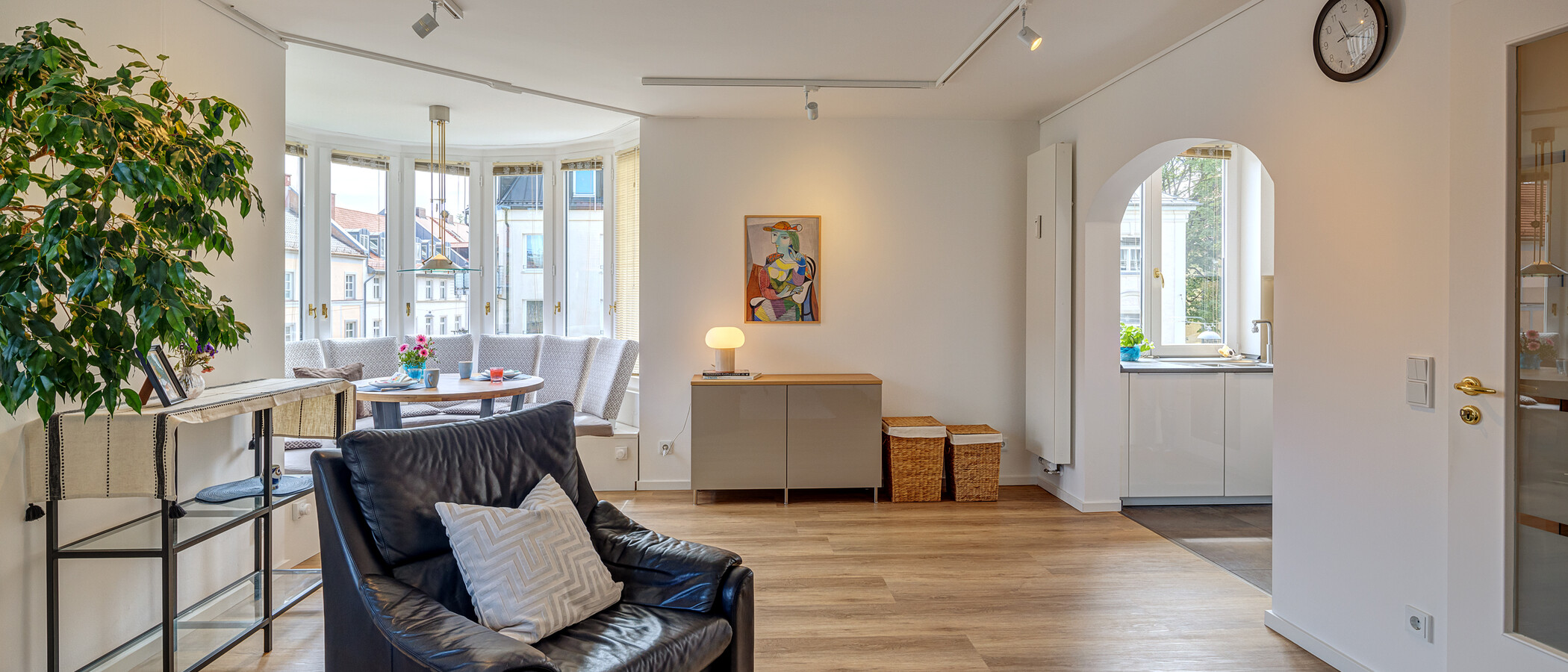 apartamento München Haidhausen 04 zona de día  14014
