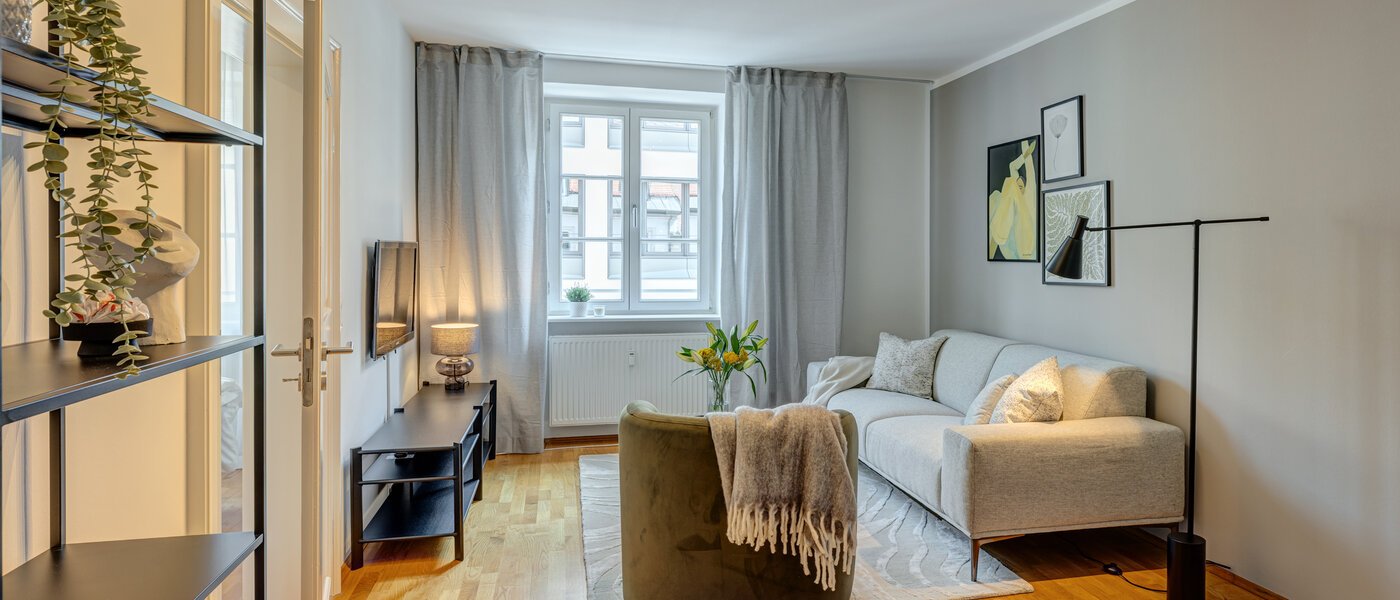 apartamento München Lehel 01 sala de estar 14023