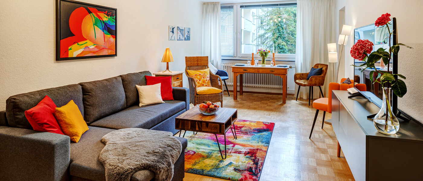 apartamento München Schwabing-West 01 sala de estar 14029
