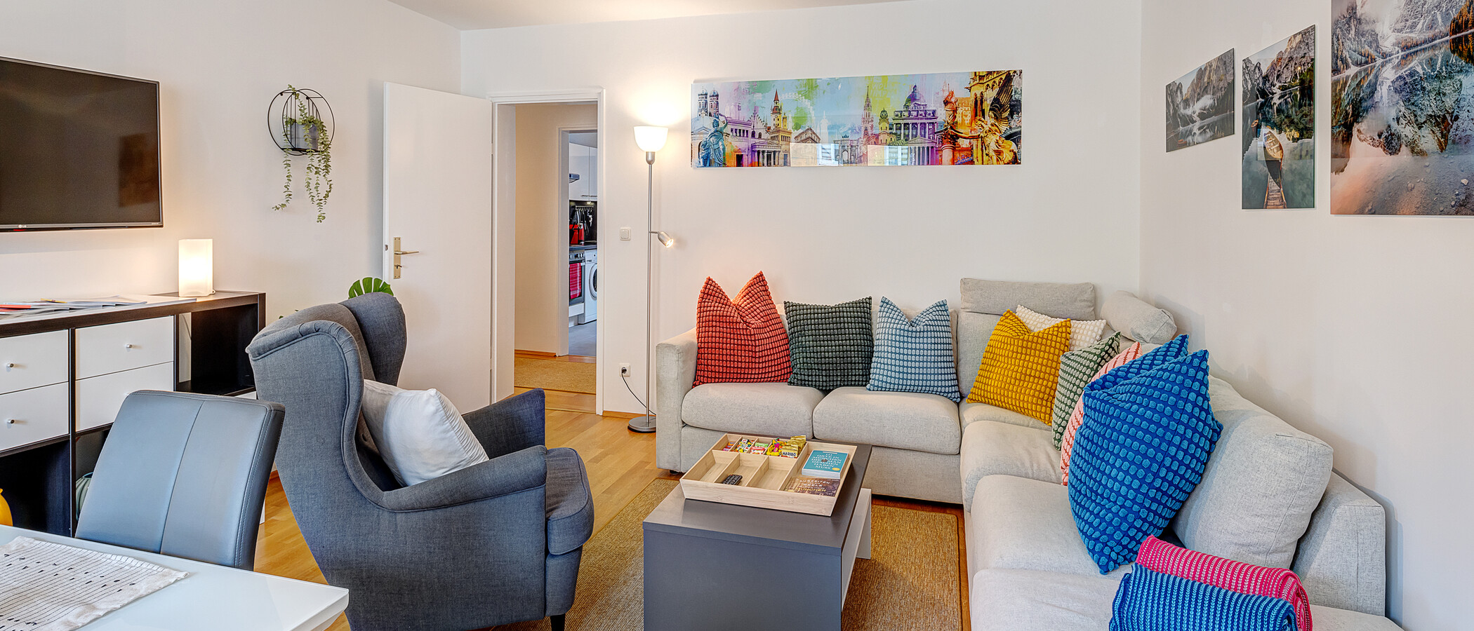 apartamento München Lehel 03 zona de día  14040