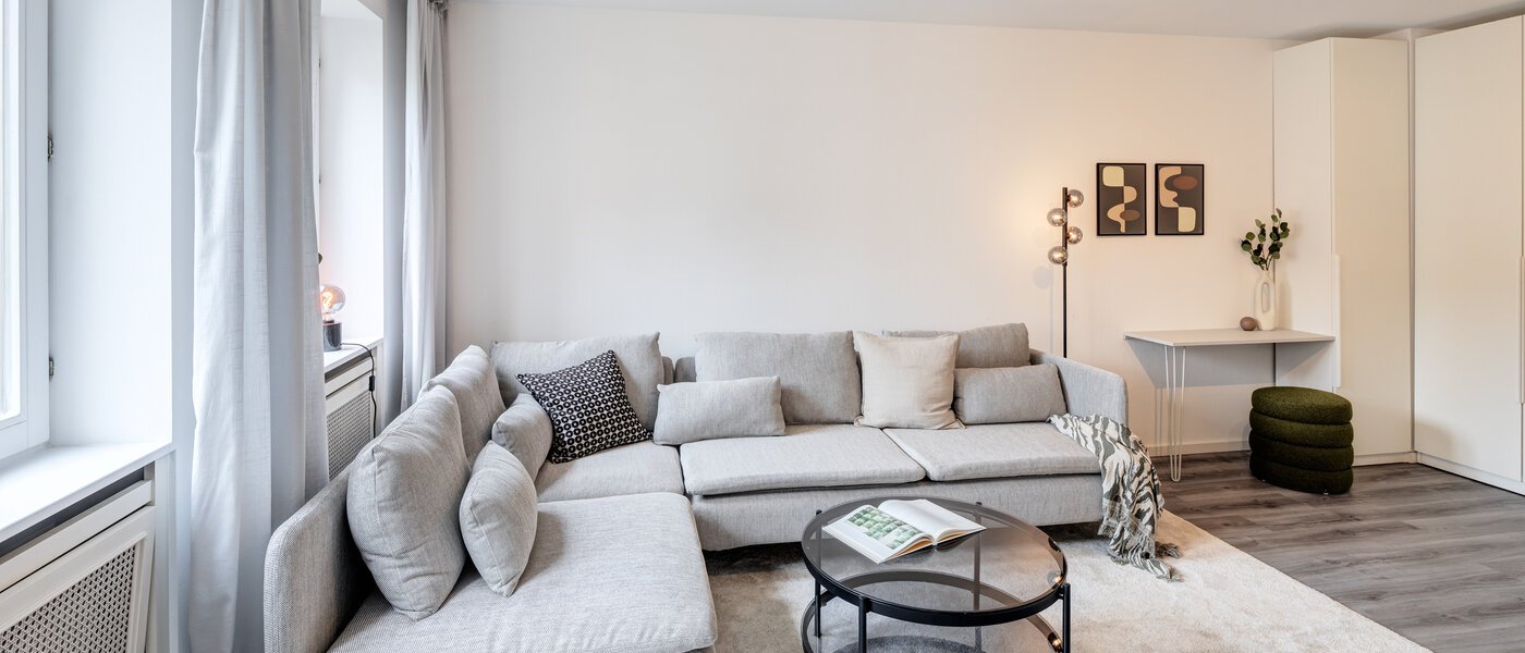 apartamento München Lehel 02 zona de día  14051