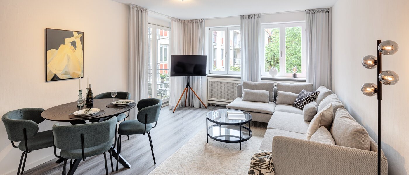 apartamento München Lehel 05 zona de día  14051