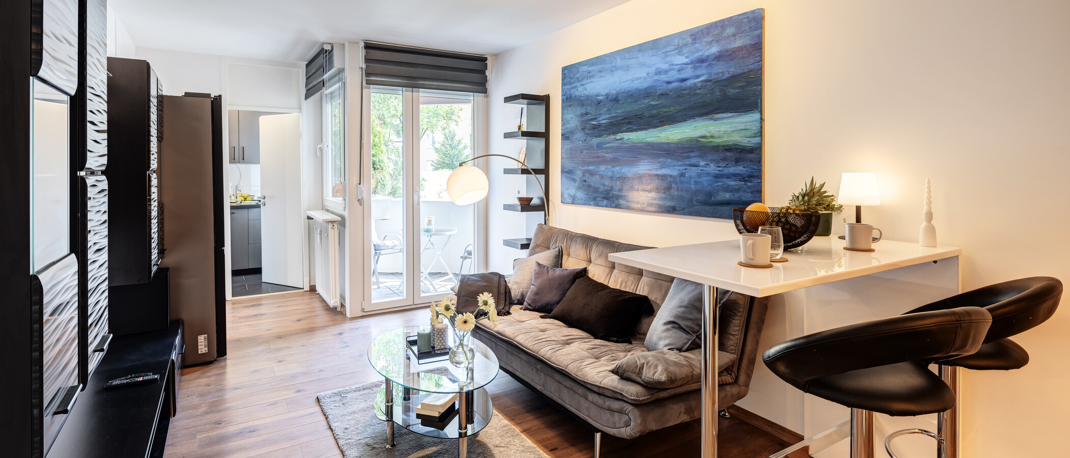 apartamento München Milbertshofen 01 zona de día  14064