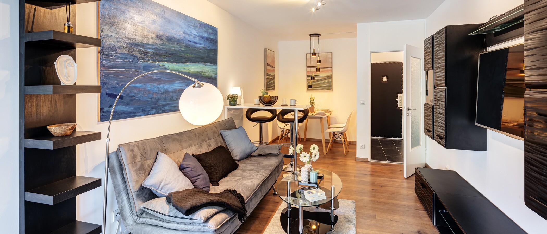 apartamento München Milbertshofen 03 zona de día  14064