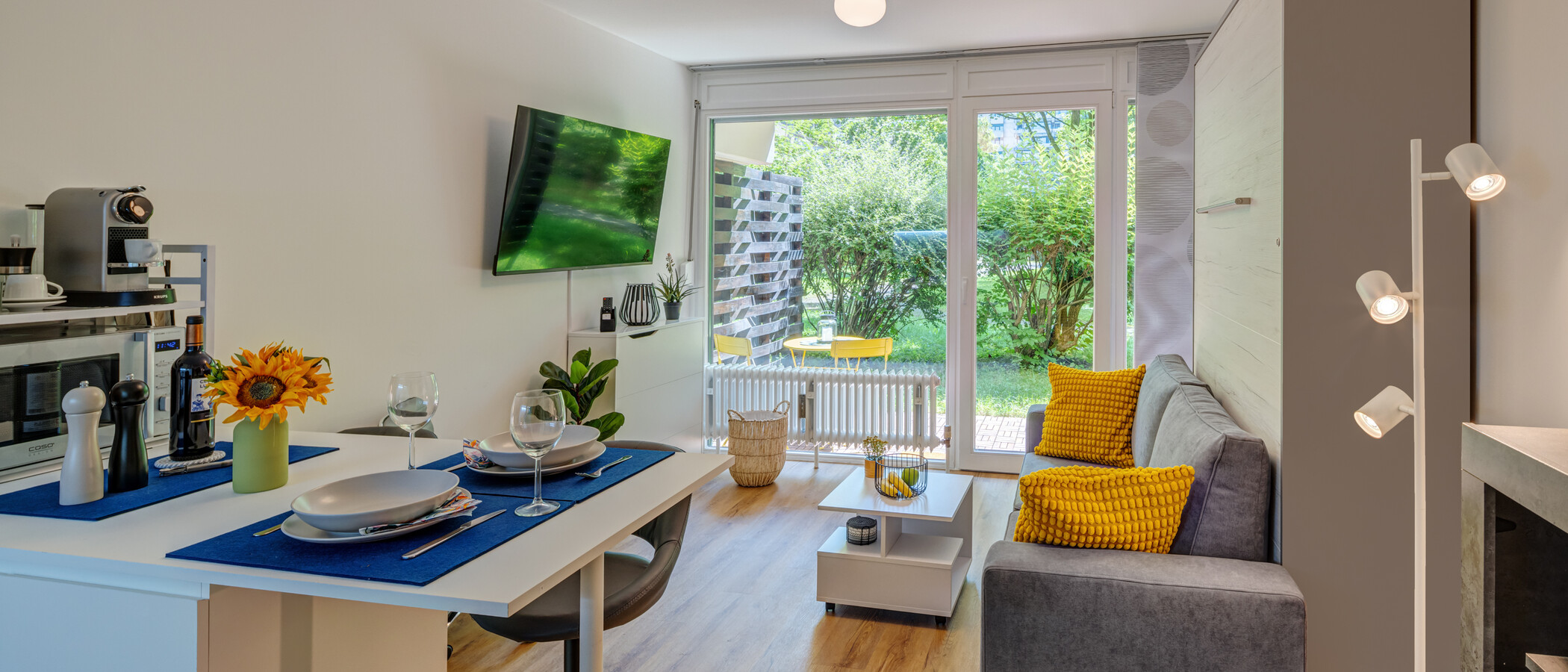 apartamento München Haidhausen 01 zona de día  14070