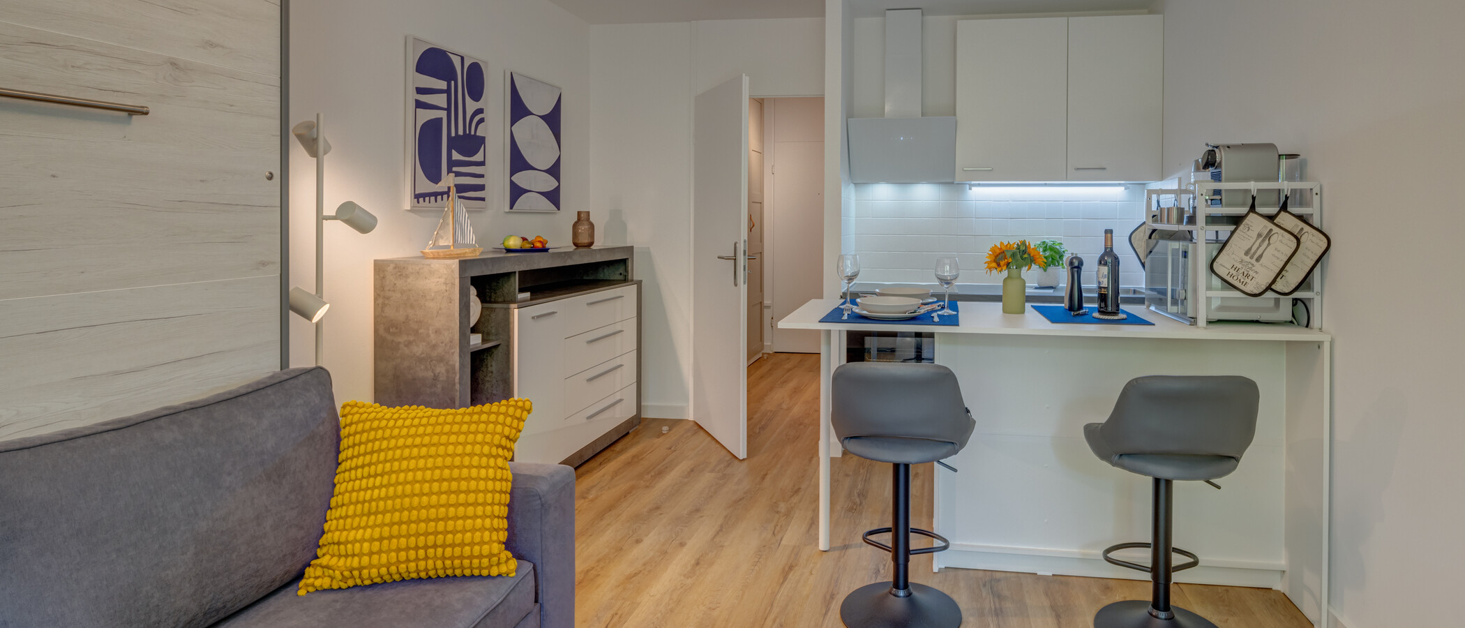 apartamento München Haidhausen 04 zona de día  14070