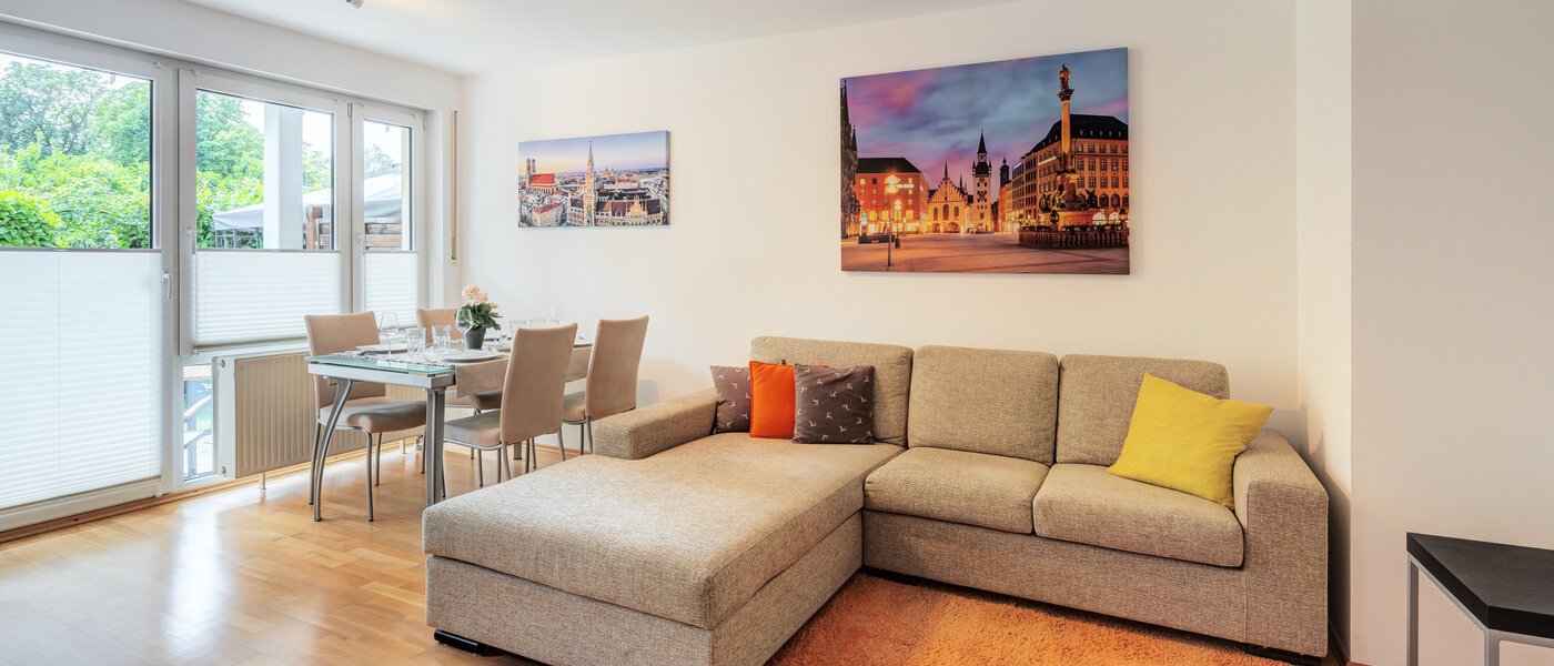 apartamento München Daglfing 01 zona de día  14078